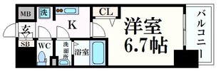 プレサンスOSAKA DOMECITYビーツの物件間取画像